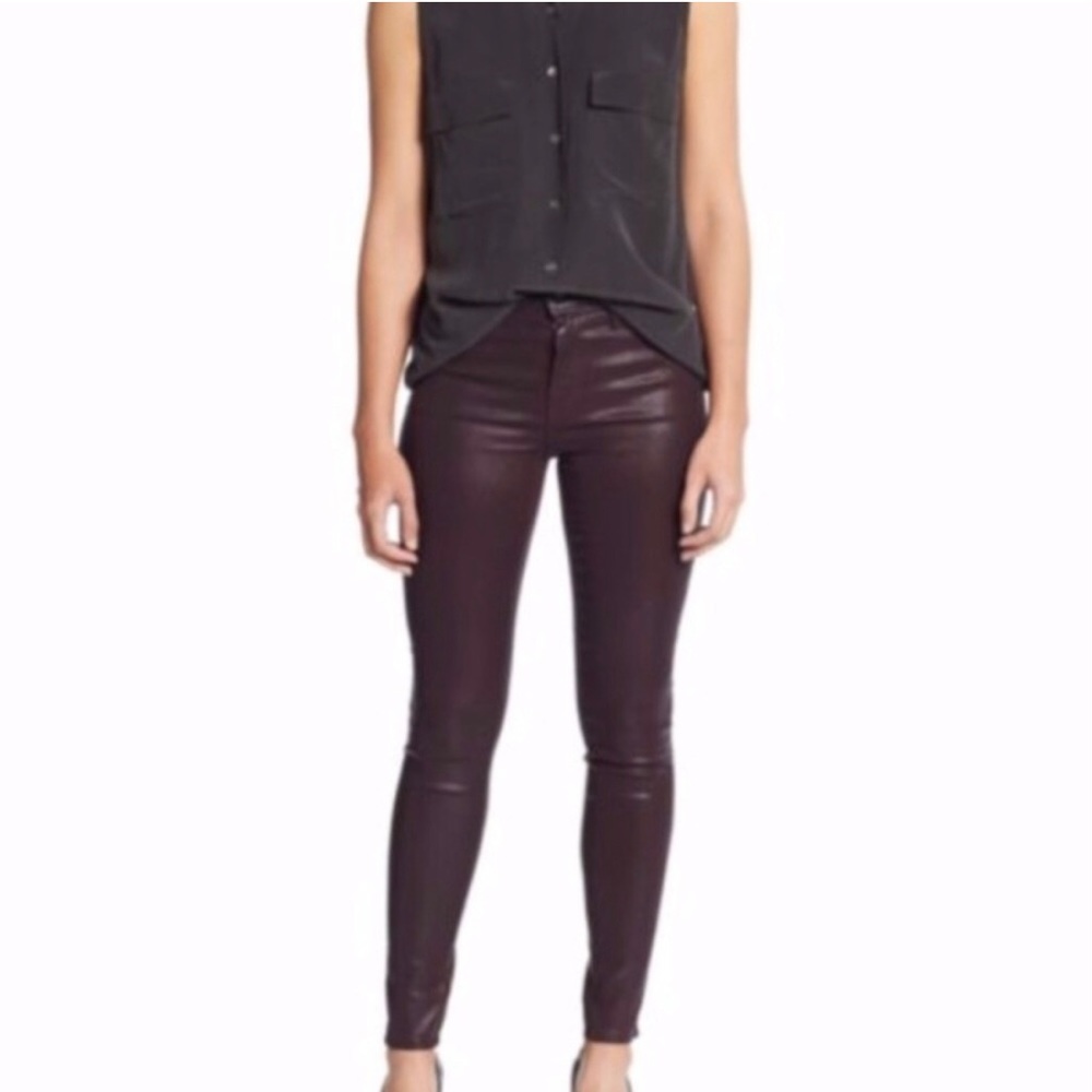 J Brand 23110 Maria Ruby Crystal Coated Skinny Jean Size 25